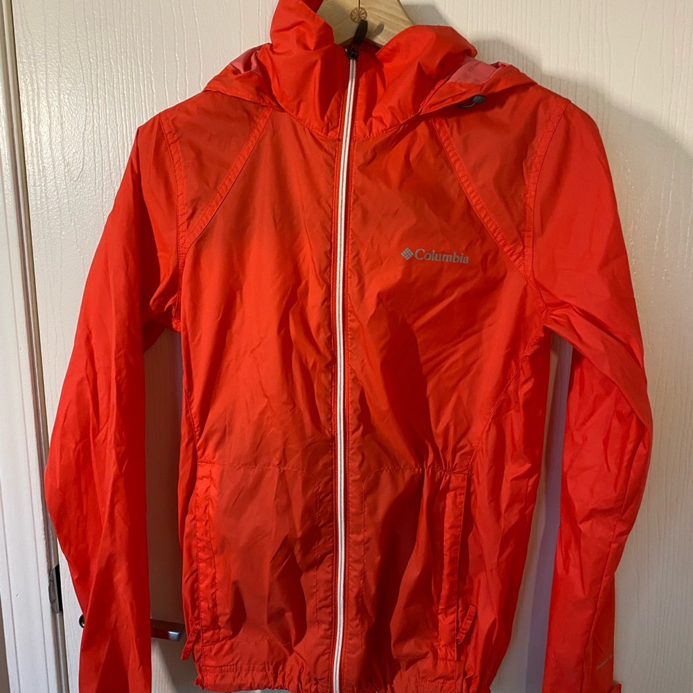 Columbia Fiery Red Hooded Jacket